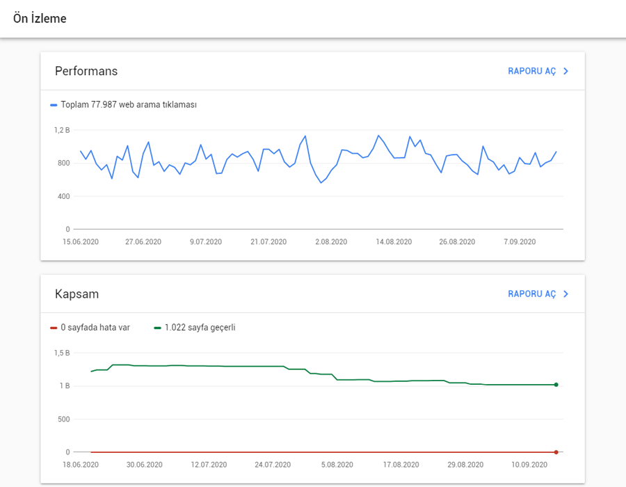 Search console nedir önizleme
