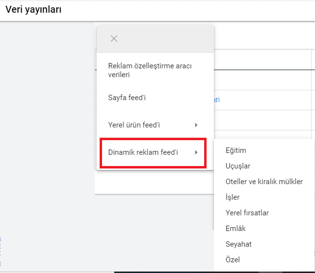 Dinamik reklam feedi
