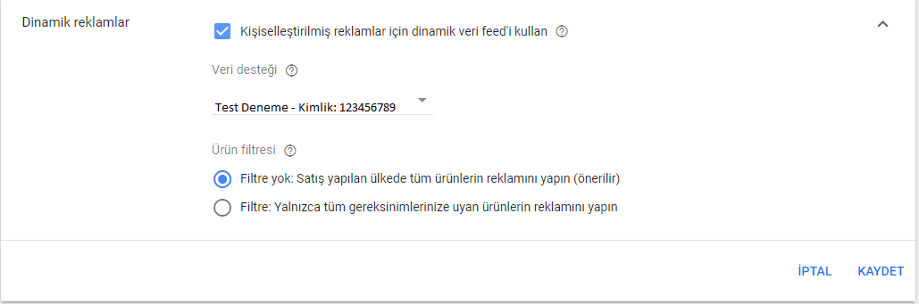 Dinamik reklamlar