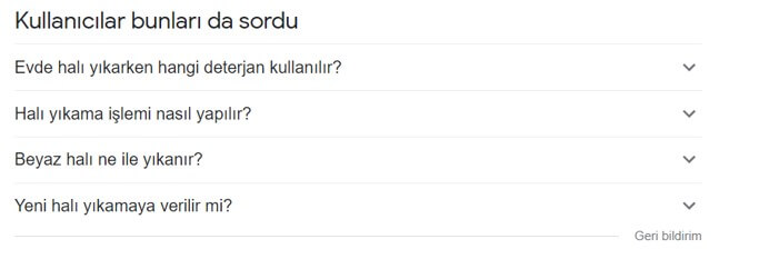 Google kullanıcılar bunuda sordu